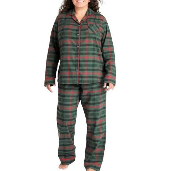 Hearth & Hand Unisex Cotton Plaid Pajama 2PC Set 5XL (606) - Picture 4 of 10